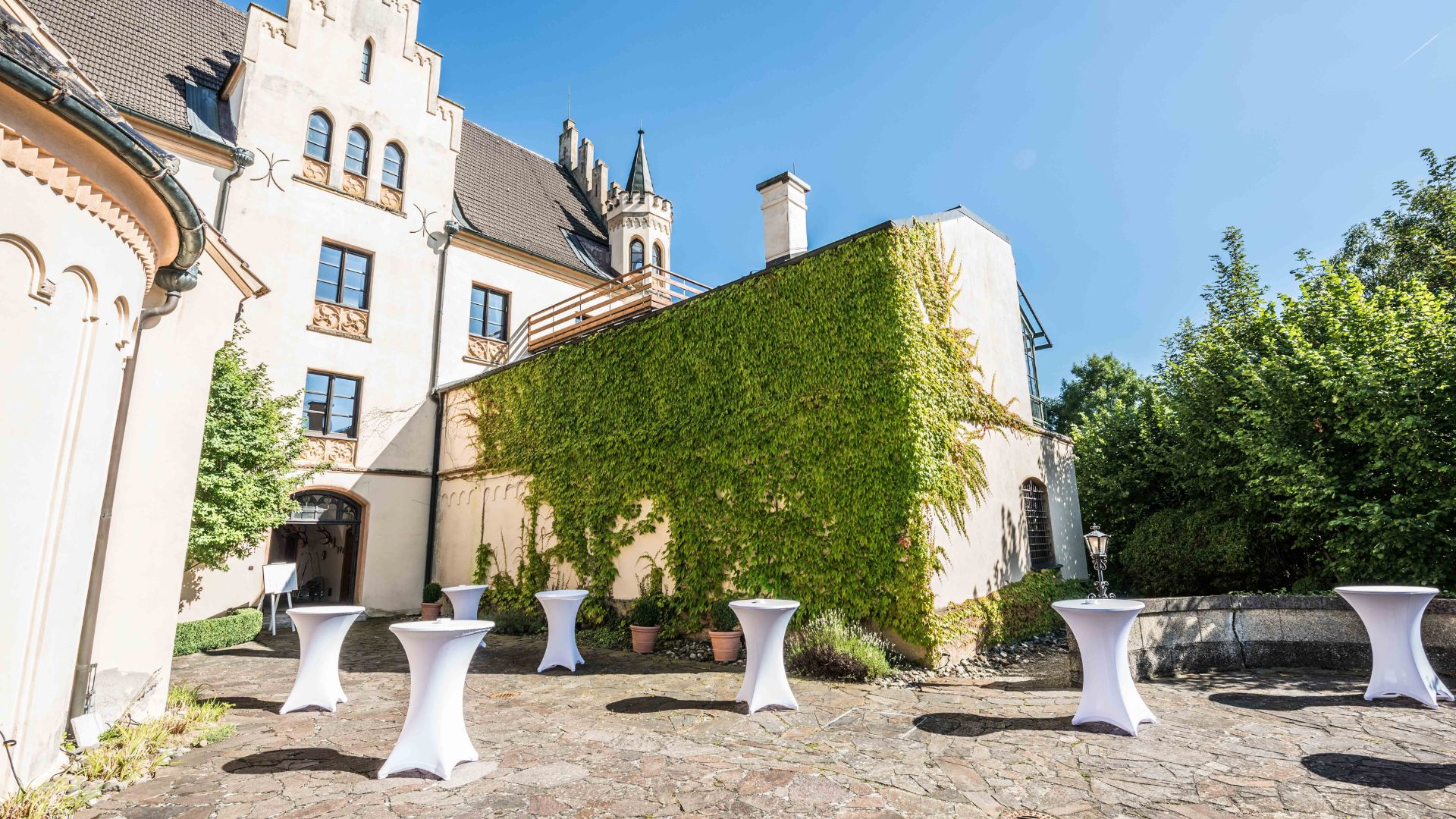Terrasse Schloss Haldenwang